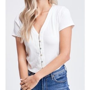 BOGO Pearly Soft Button Up Top